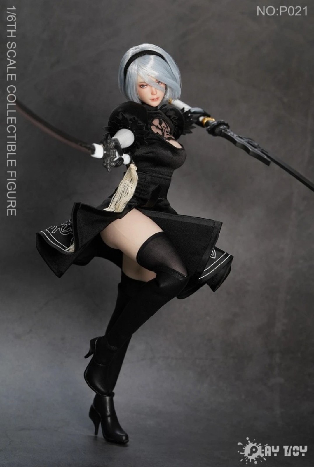 Play Toy 1/6 NieR Automata P021 Sexy Humanoid Girl Robot 2B Action Figure NEW