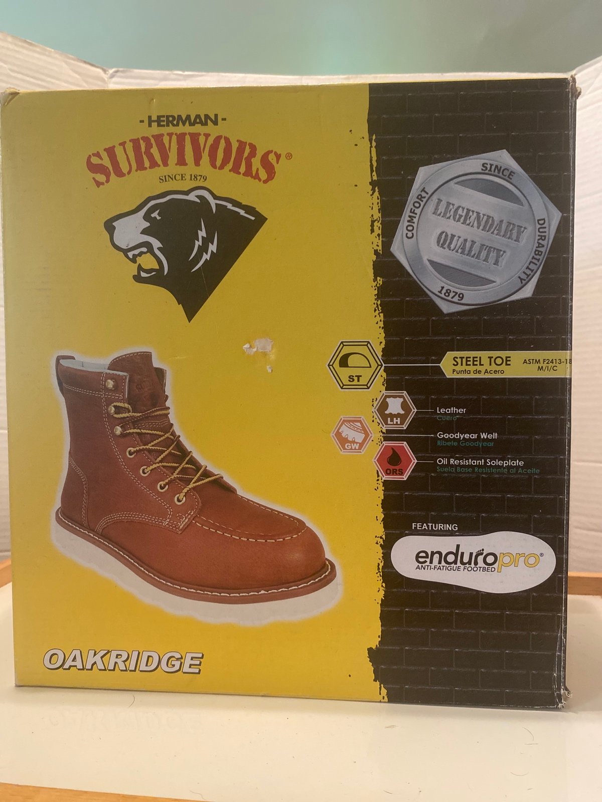 Herman Survivors steel toe boots