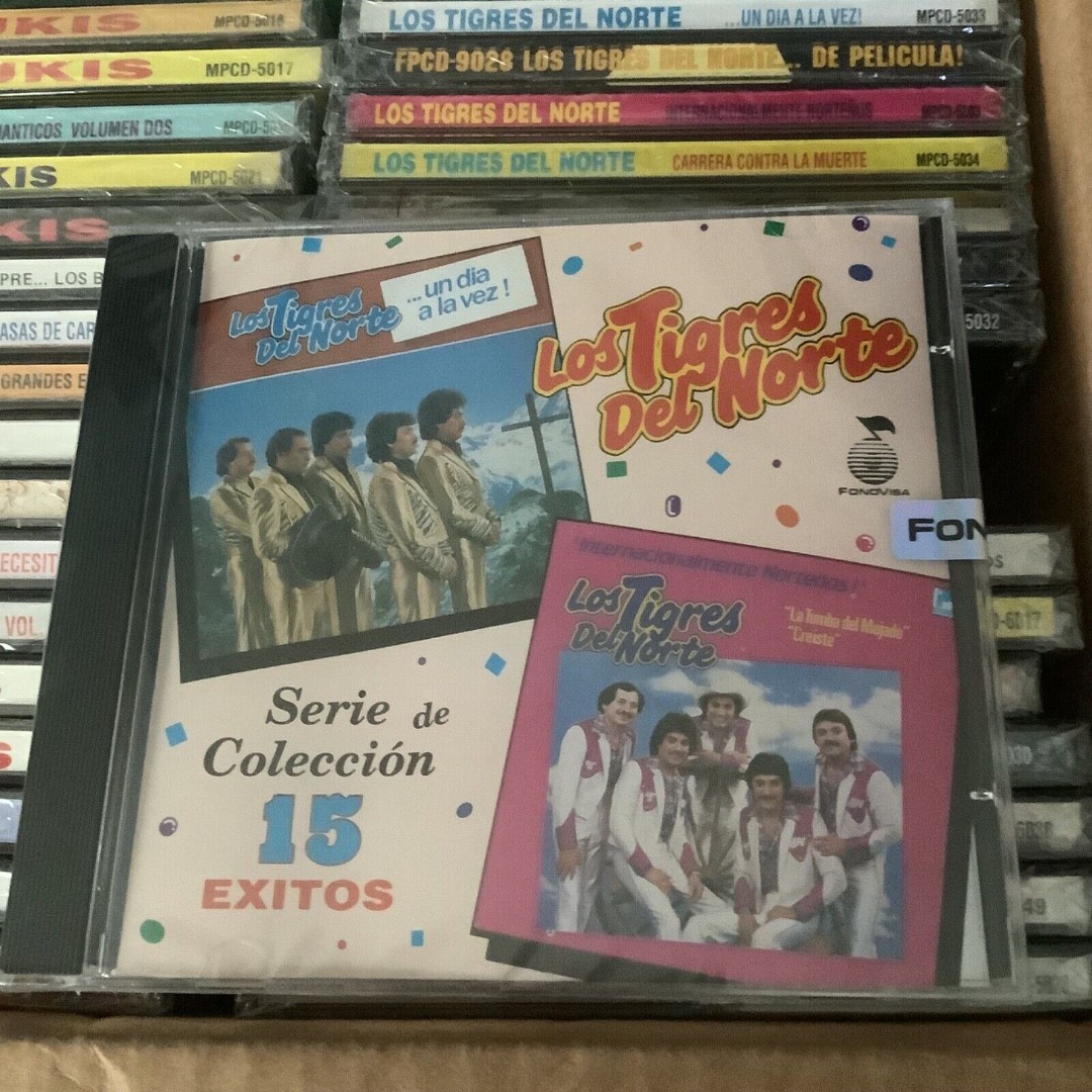 Los Tigres Del Norte - serie de collecion 15 éxitos (fonovisa) 1992 sealed new