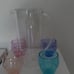 Rachel zoe pitcher with 4 cups