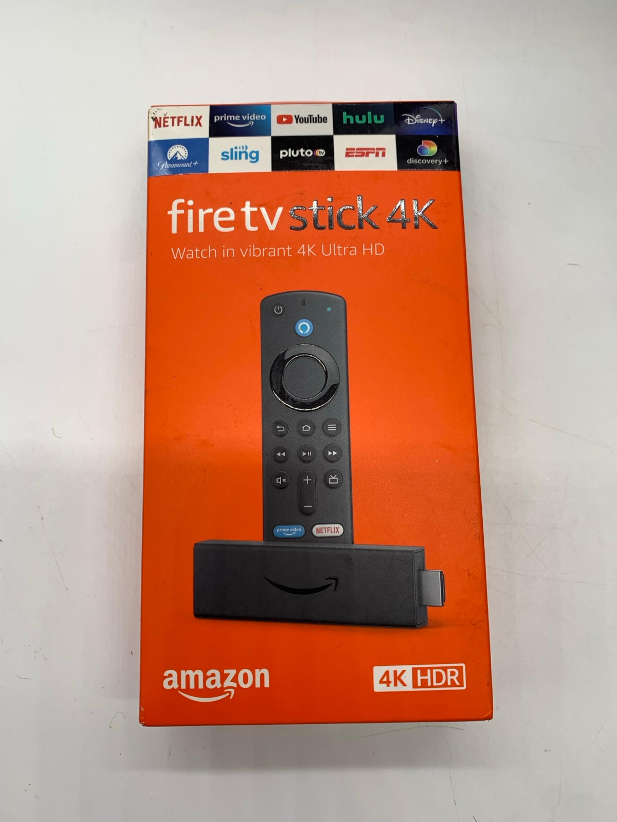 New Amazon Fire TV Stick 4K Streaming Device with Alexa Voice Remote - Black