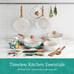 The Pioneer Woman Prairie Signature 30-Piece Cast Aluminum Cookware Set, Linen S