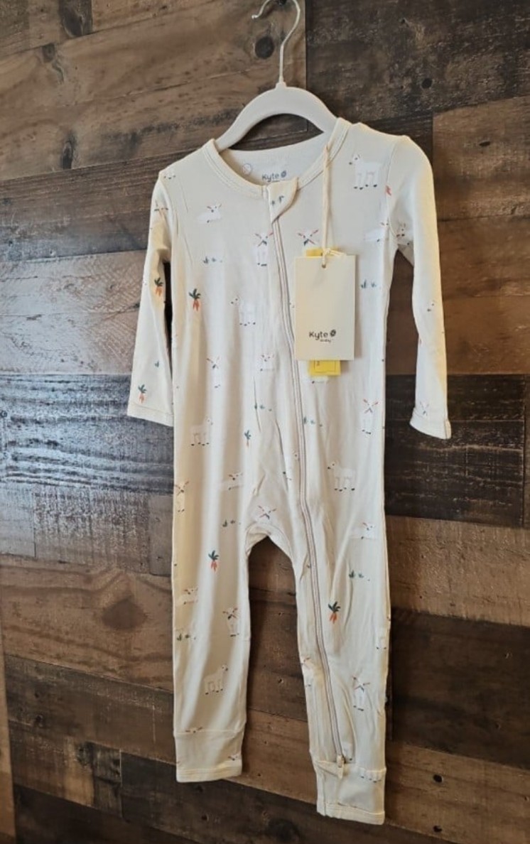 Easter Kyte Baby Zip Romper ***Retired Print ***