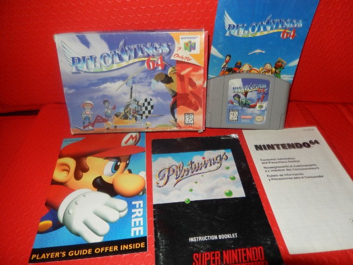 Pilotwings 64 for Nintendo 64 AUTHENTIC BOX , MANUAL & GAME CATRIDGE