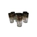 Dorothy Thorpe Sterling Silver GrapOverlay High Ball Glasse Five with ice bucket