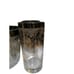 Dorothy Thorpe Sterling Silver GrapOverlay High Ball Glasse Five with ice bucket