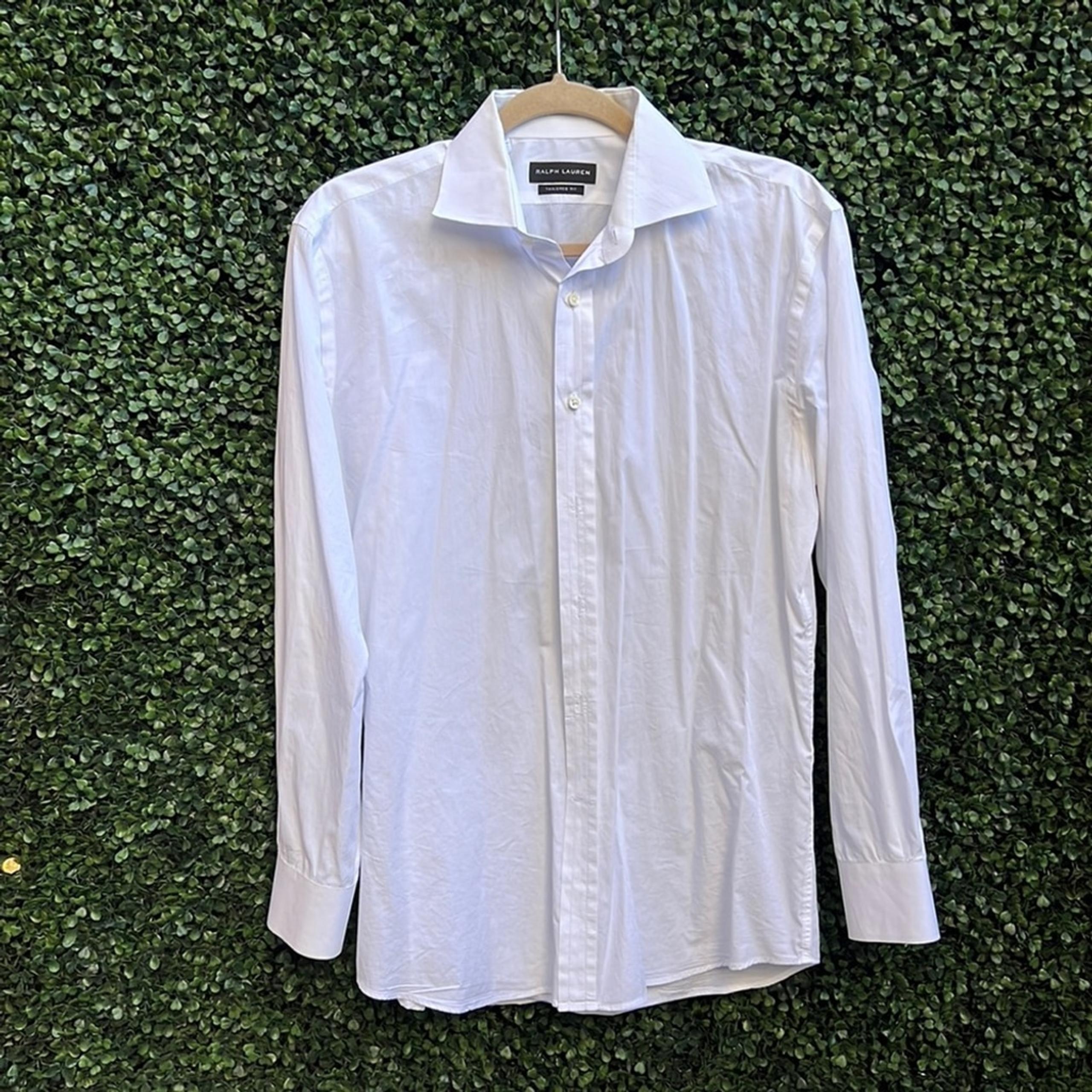 Ralph Lauren Tailored Fit white Button Down Shirt