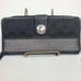 Coach Legacy Signature Stripe Snap Front And Zip Around Wallet Black Silver