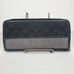 Coach Legacy Signature Stripe Snap Front And Zip Around Wallet Black Silver