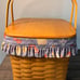 LONGABERGER 1998 Vintage RETIRED LARGE GRANDMA BONNIE'S TWO PIE BASKET Combo