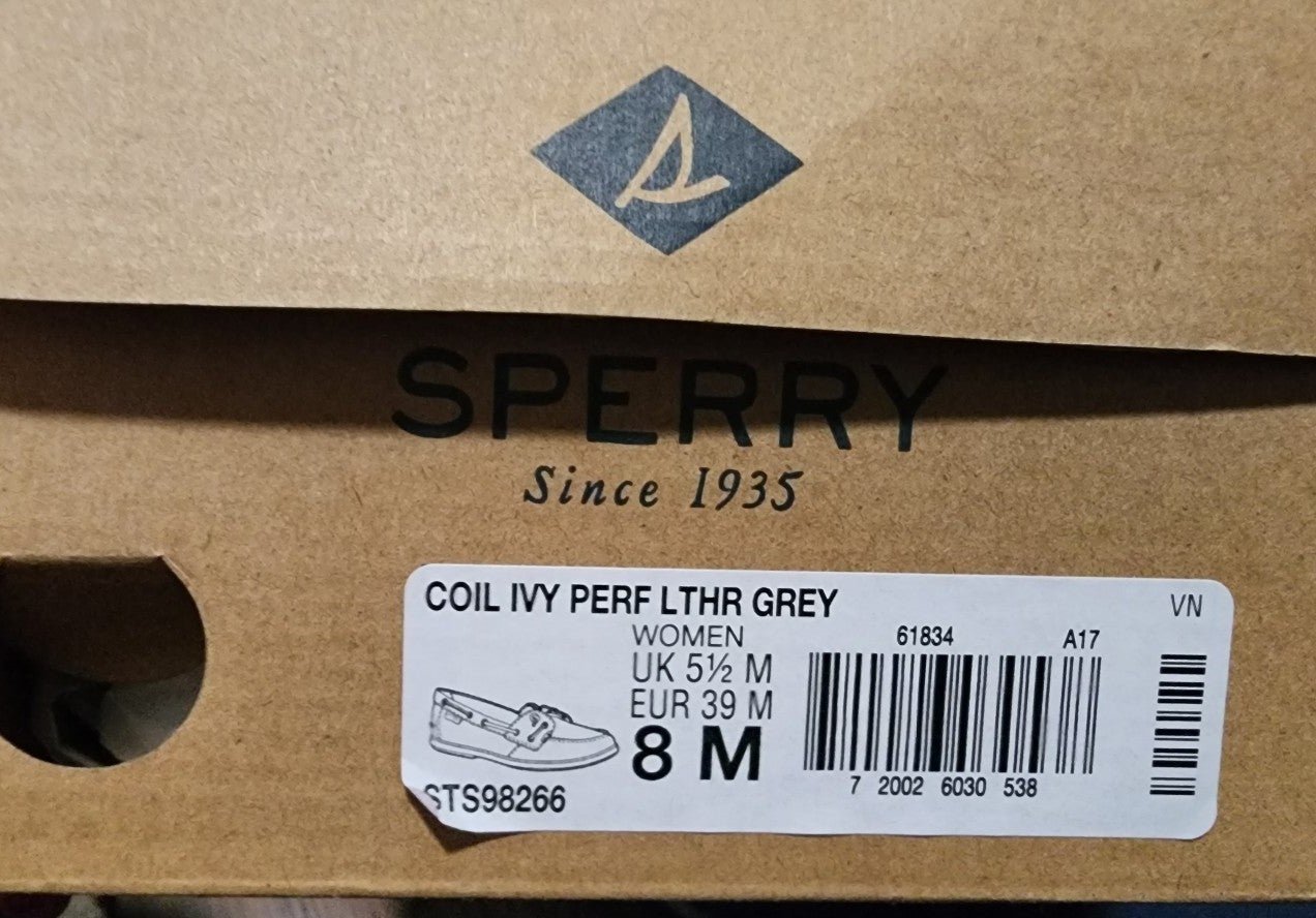 Sperry Coil Ivy Perforated Boat Shoe