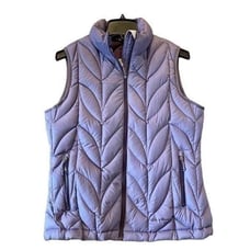 Eddie Bauer Goose down purple vest M