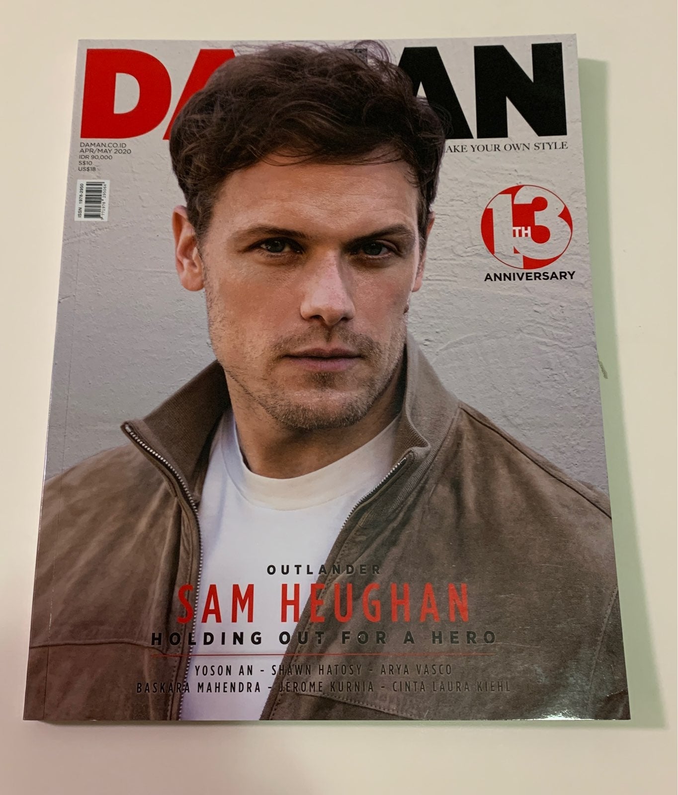Sam Heughan Da Man Magazine - Brand New!
