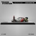 Porsche RWB 964 Samurai Cyberpunk With Figure 1/64 Diecast Car Mini Station