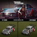 Porsche RWB 964 Samurai Cyberpunk With Figure 1/64 Diecast Car Mini Station