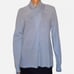 DONNA KARAN New York Wool Blend Crossover Mock Neck Lightweight Sweater Size XL