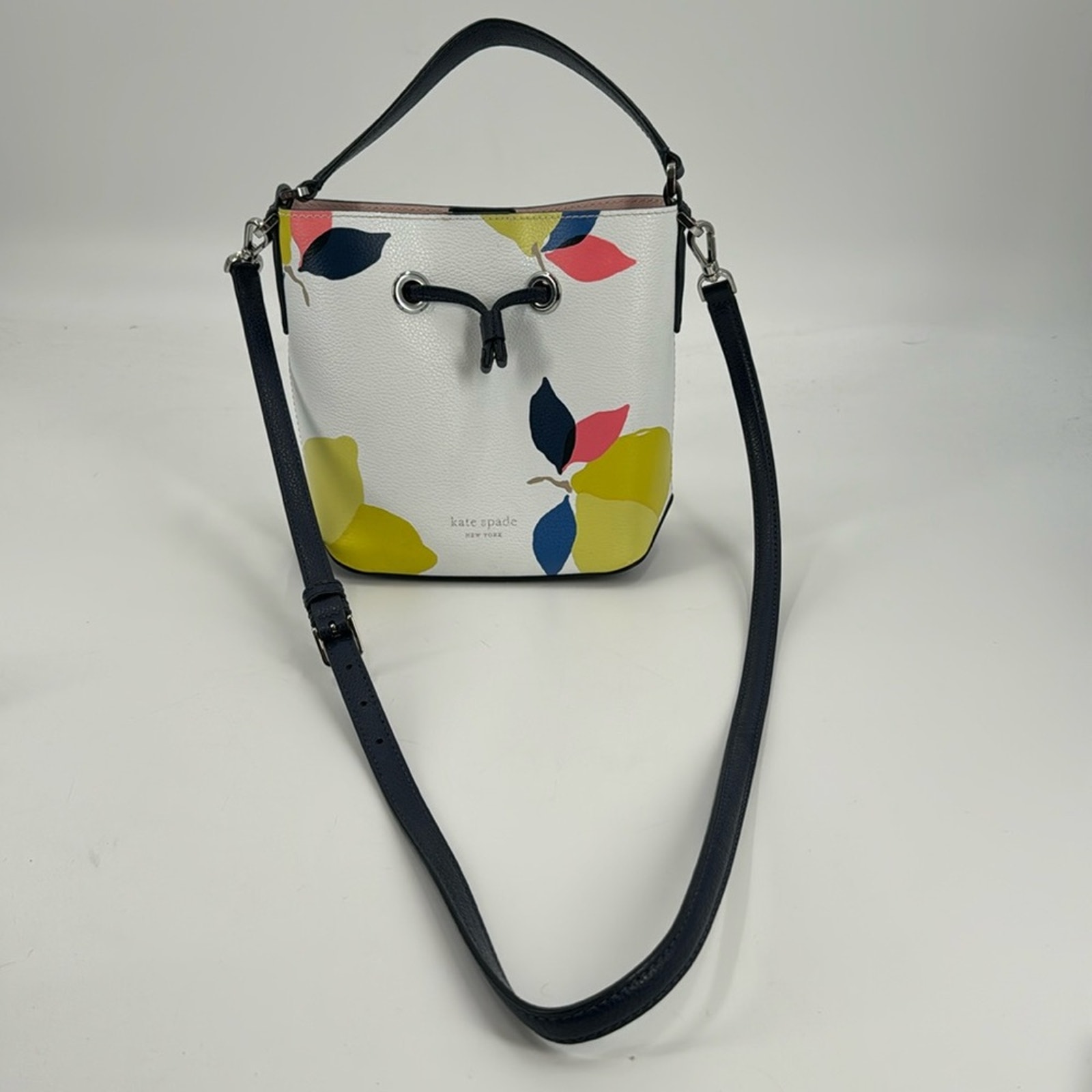 Kate Spade New York Eva Lemon Zest small bucket crossbody bag
