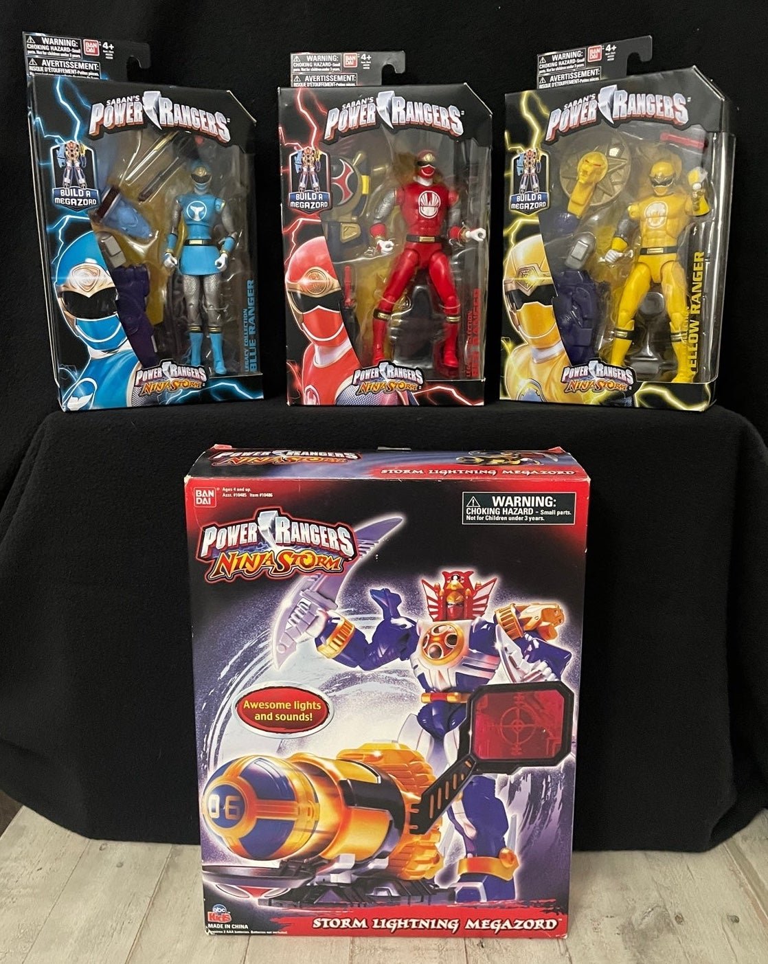 Power Rangers Ninja Storm Legacy w/ Storm Lightning Megazord