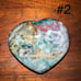 Ocean Jasper large puffy heart