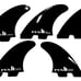 FCSll GLASS FLEX SURFBOARD FINS(5)