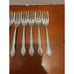 Hanford Forge Double Rose Stainless Flatware Salad Forks 6 - Set of 8