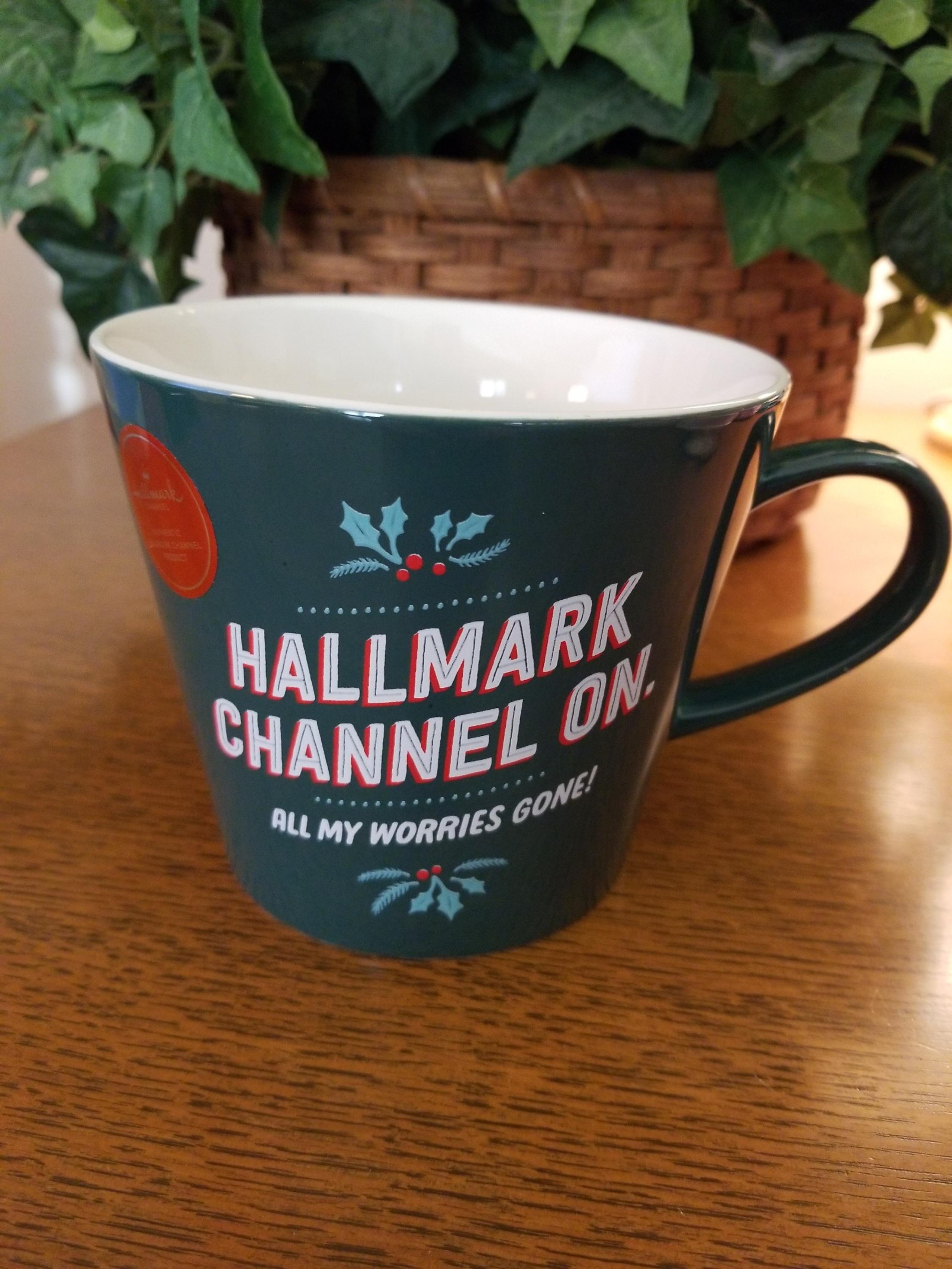 Hallmark Channel Mug
"Hallmark Channel On.  All My Worries Gone!"
NWT