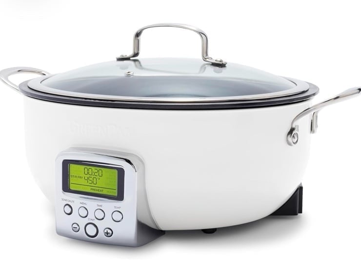 GreenPan Elite Essential Smart Electric 6QT Skillet Pot