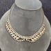 Vintage art deco Crystal and rhinestone choker collar necklace