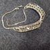 Vintage art deco Crystal and rhinestone choker collar necklace