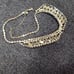 Vintage art deco Crystal and rhinestone choker collar necklace