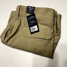 Huk Pursuit 6 Fishing Hybrid Above The Knee Shorts Tan Men Size Small NWT