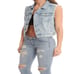 Women's Rag Bone Light blue Denim Vest Size S