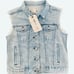 Women's Rag Bone Light blue Denim Vest Size S