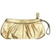 Coach Gold Metallic Leather Clutch-Like New