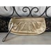 Coach Gold Metallic Leather Clutch-Like New