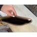 Coach Gold Metallic Leather Clutch-Like New