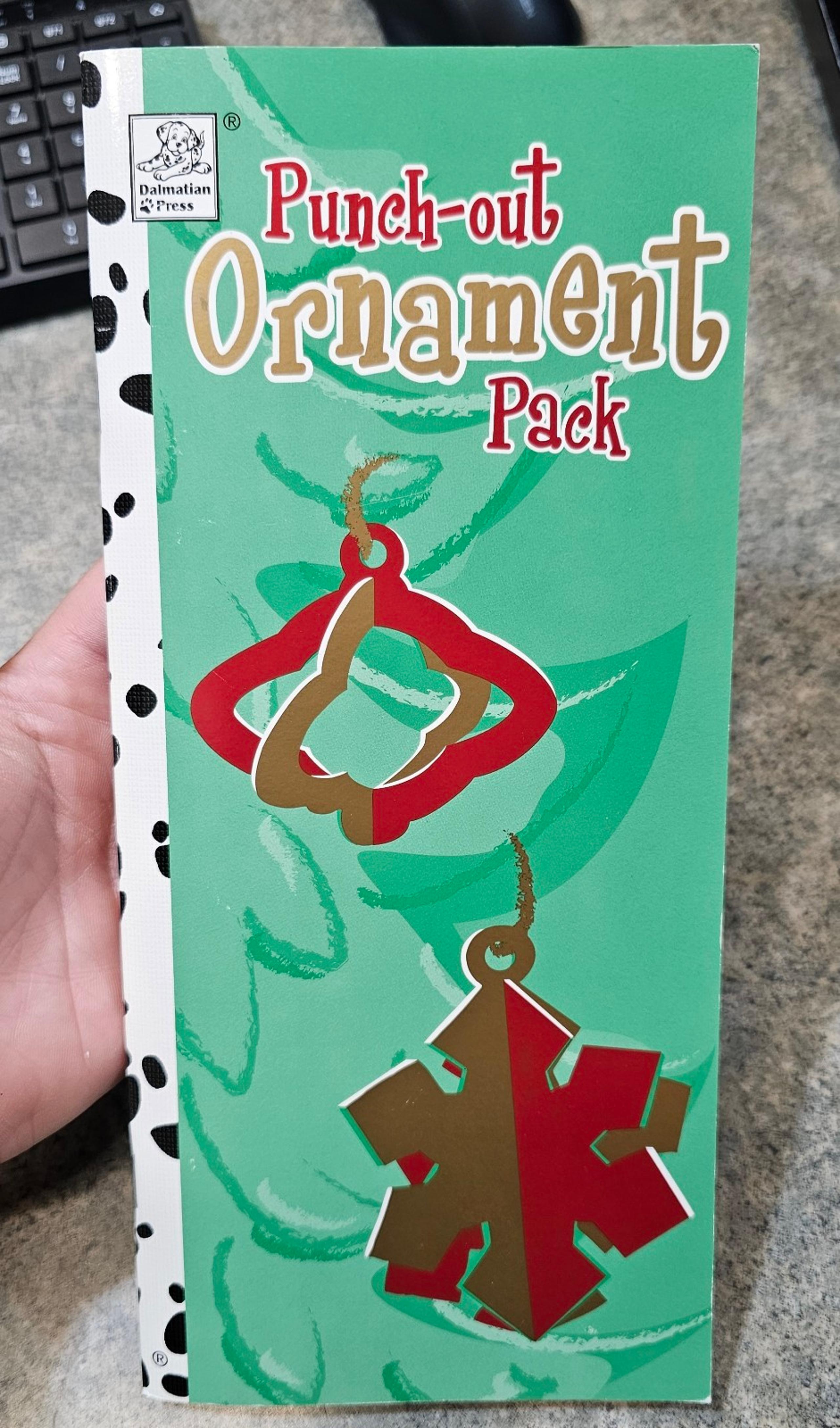 Punch-out Ornament Pack NOS 2000 Dalmatian press