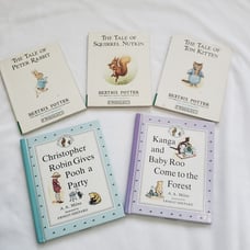 Vintage Collection of Mini Books Winnie the Pooh & Beatrix Potter