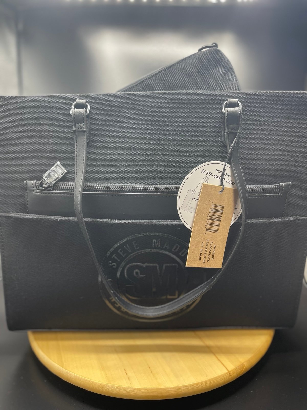 Steve Madden Black tote bag