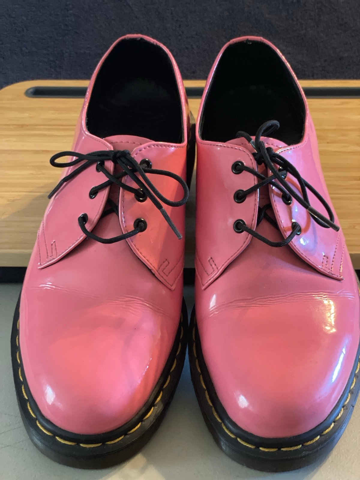 Dr. Marten Pink Patent Leather Shoes