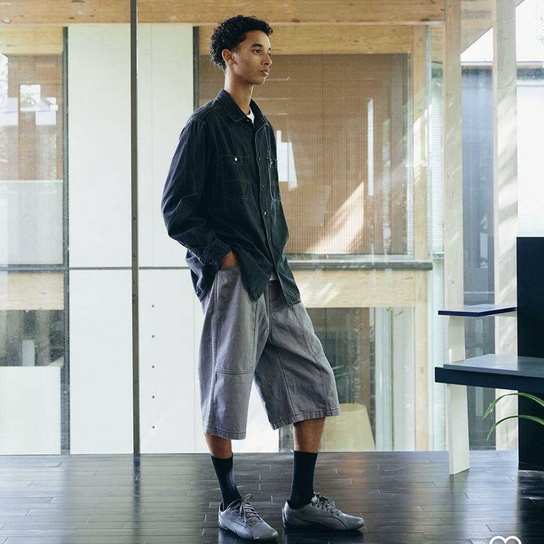 年末のプロモーション大特価！ - Reason Comfortable Denim Shorts Baggy パンツ