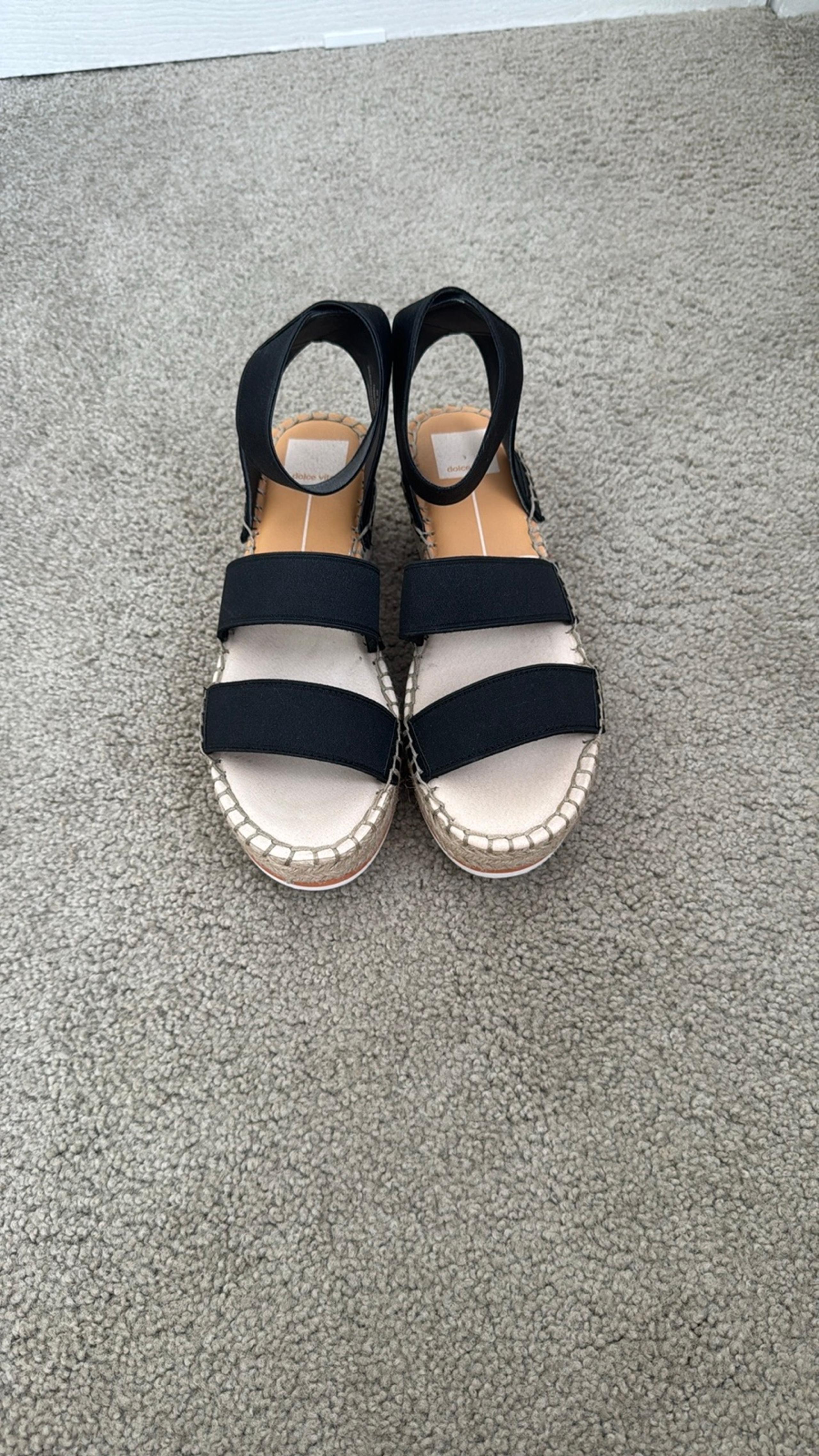 Black strappy dolce vita