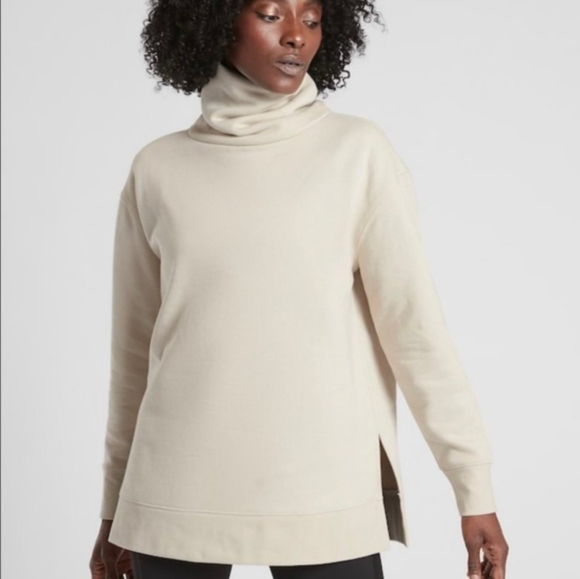 Athleta Beige Athletic Sweatshirts for Women Mercari