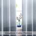 Cream White to Indigo Blue Window Drapes Treatment for Living Room/Bedroom