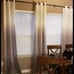 Cream White to Indigo Blue Window Drapes Treatment for Living Room/Bedroom