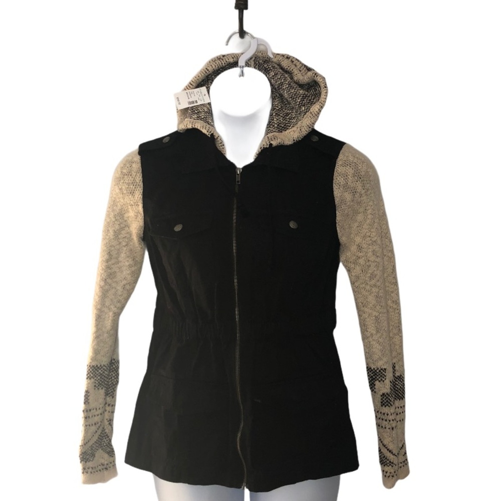 Maurice’s Anorak Utility Sweater Jacket Shacket NWT size Medium