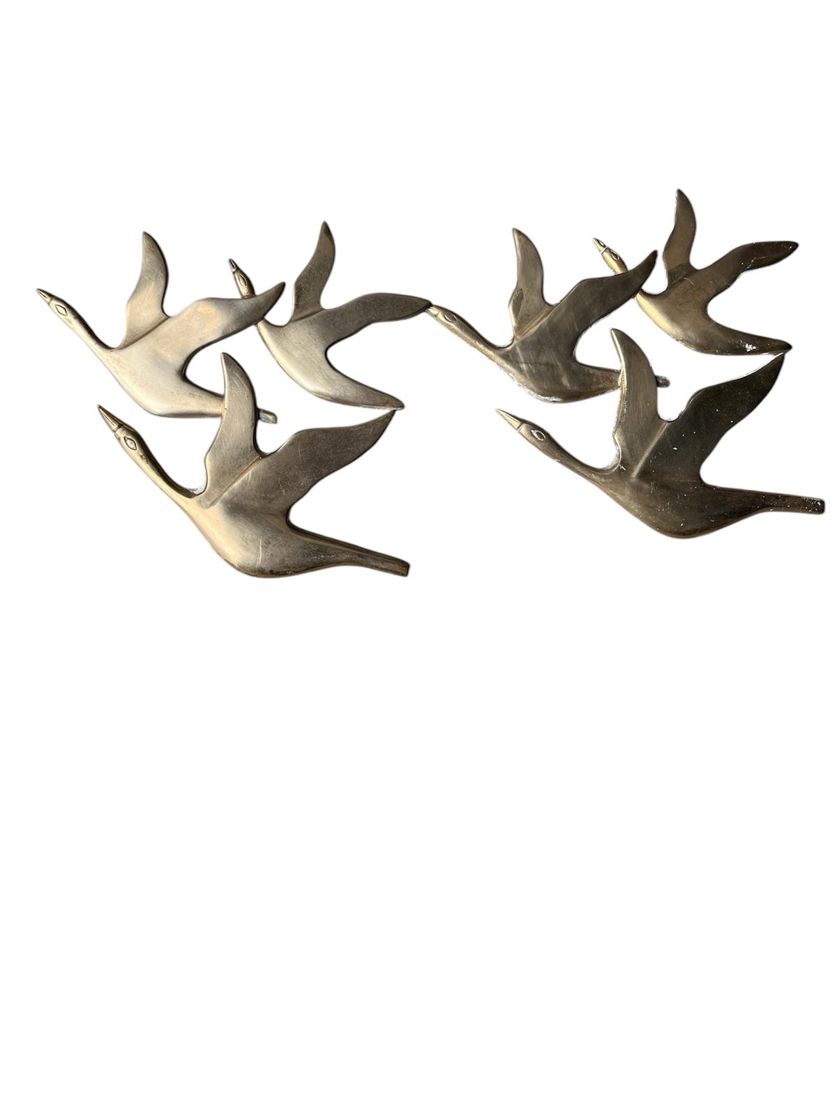 MCM Brass Flock of Birds in Flight 2 Pc