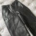Black Faux Leather pants