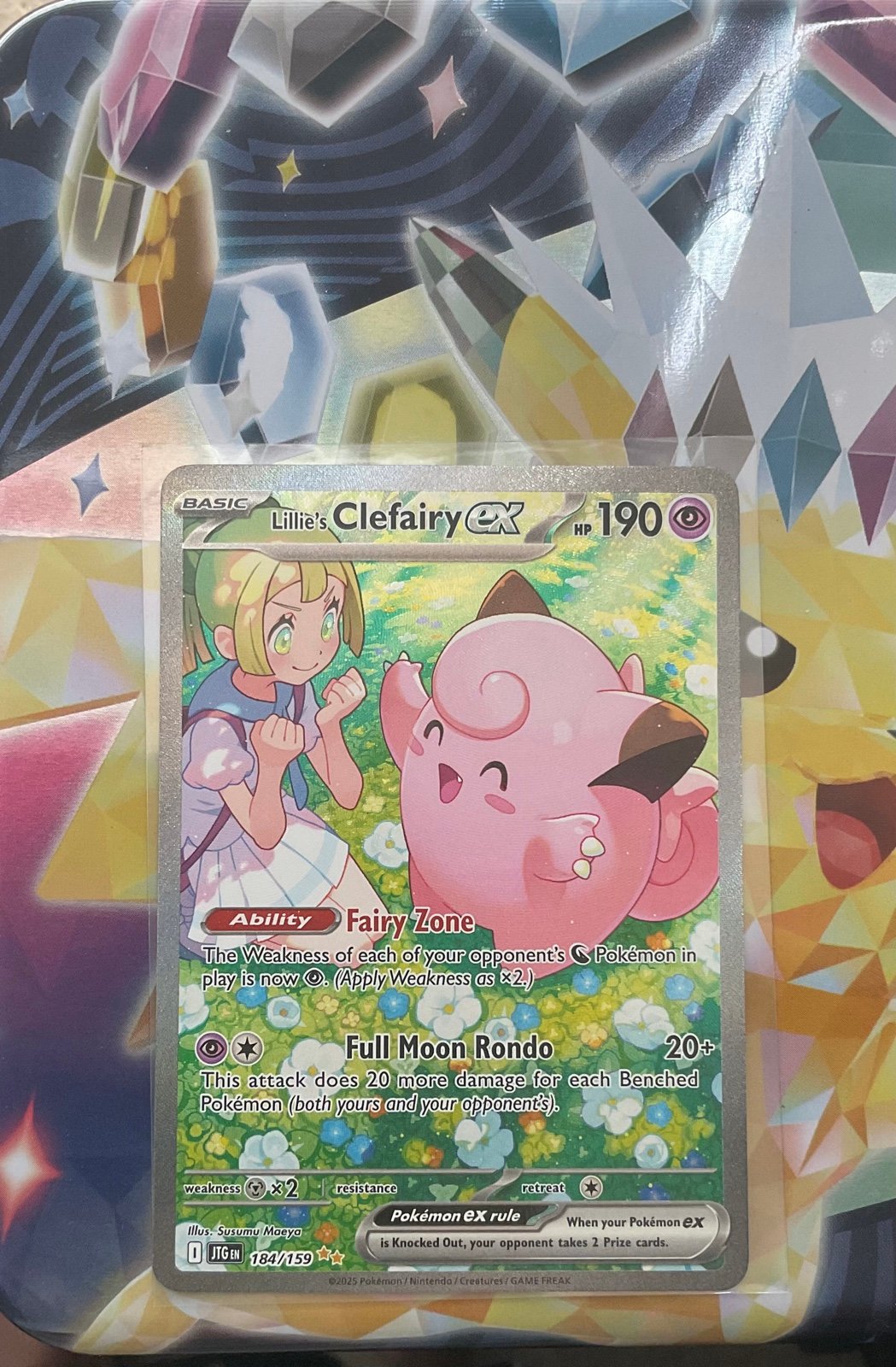 Pokemon Lillie’s Clefairy Ex