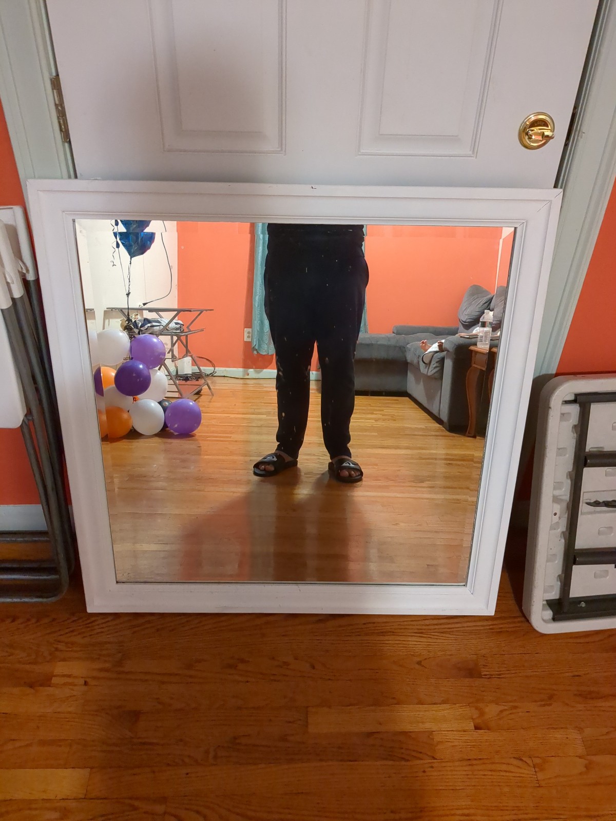 Big White mirror